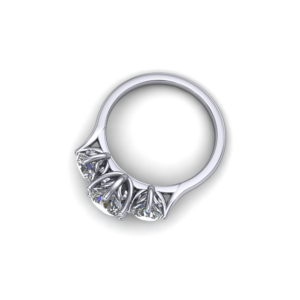Lab-Grown Diamond Trilogy Ring 9