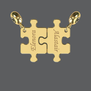 Puzzle Piece Charm