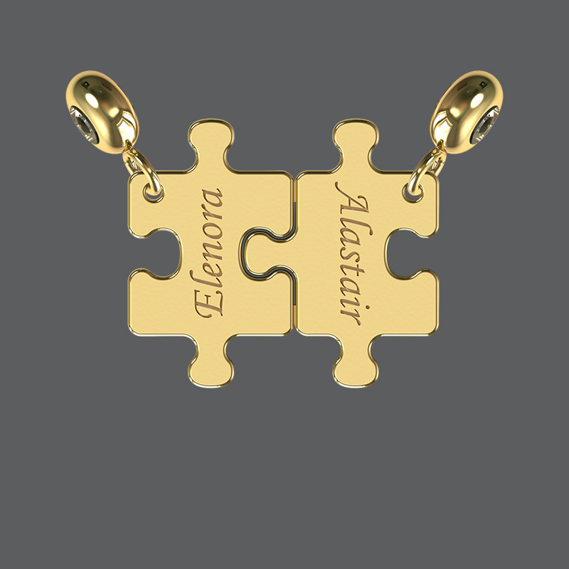 Puzzle Piece Charm