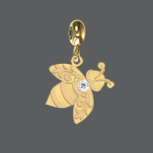 Gold Bee Charm