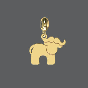 Gold Buffalo Charm