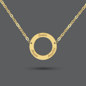 Gold Circle Necklace