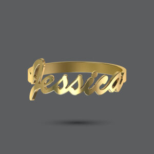 Classic Name Ring