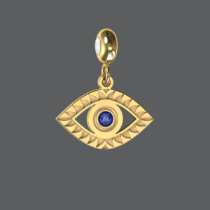 Gold Evil Eye Charm