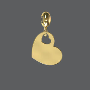 Gold Heart Charm