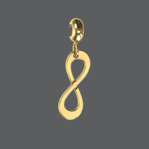 Gold Infinity Charm