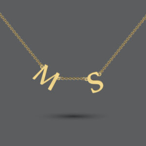Gold Multi-Initial Necklace