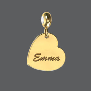 Personalised Heart Charm