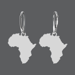 Silver Africa Earrings