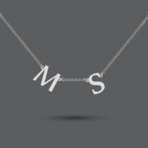 Silver Multi-Initial Necklace