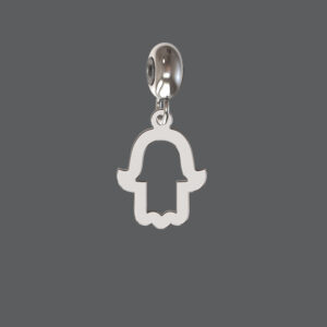 Silver Petite Hamsa Charm