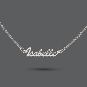 Silver Petite Name Necklace