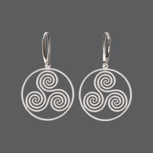 Silver Tiskelion Earrings