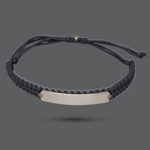 Engravable Corded Bracelet