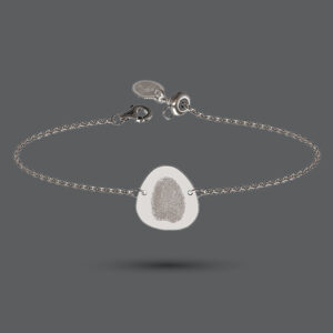 Sterling Silver Fingerprint Bracelet