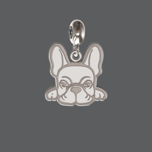 Sterling Silver French Bulldog Charm