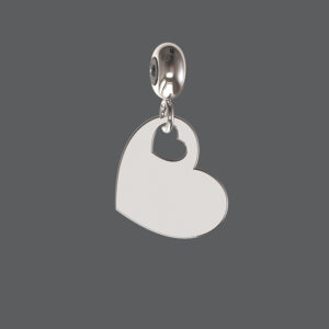 Sterling Silver Heart Charm