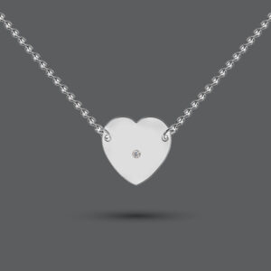 Sterling Silver Heart Necklace