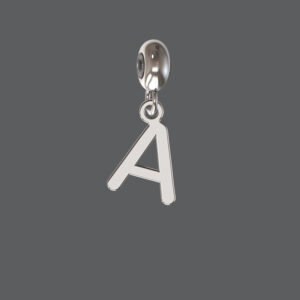 Sterling Silver Initial Charm