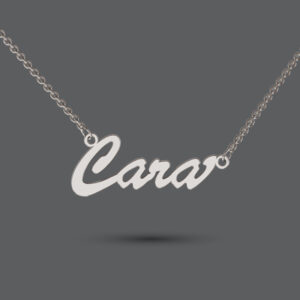 Sterling Silver Large Name Necklace