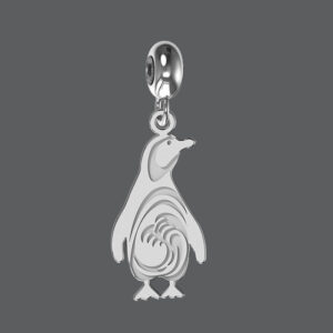 Sterling Silver Penguin Charm