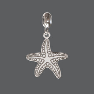Sterling Silver Starfish Charm