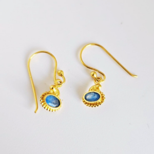 Celestial Forge – Gold-Plated Sterling Silver Earrings