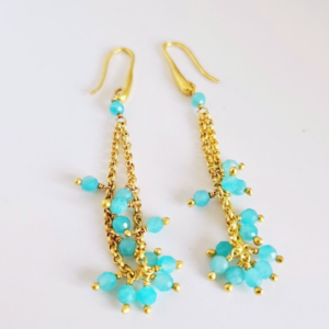 Azure Glow – Amazonite Earrings