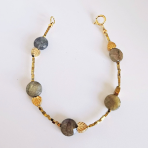 Luna Forge - Labradorite & Hematite Bracelet